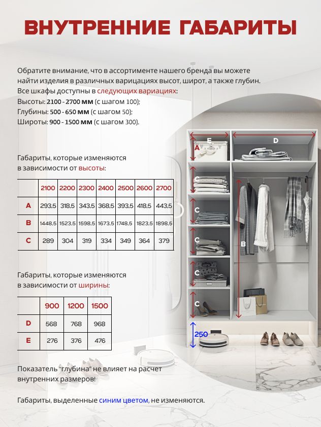 150х250х60 см Шкаф Трехдверный цвет Белый полок6