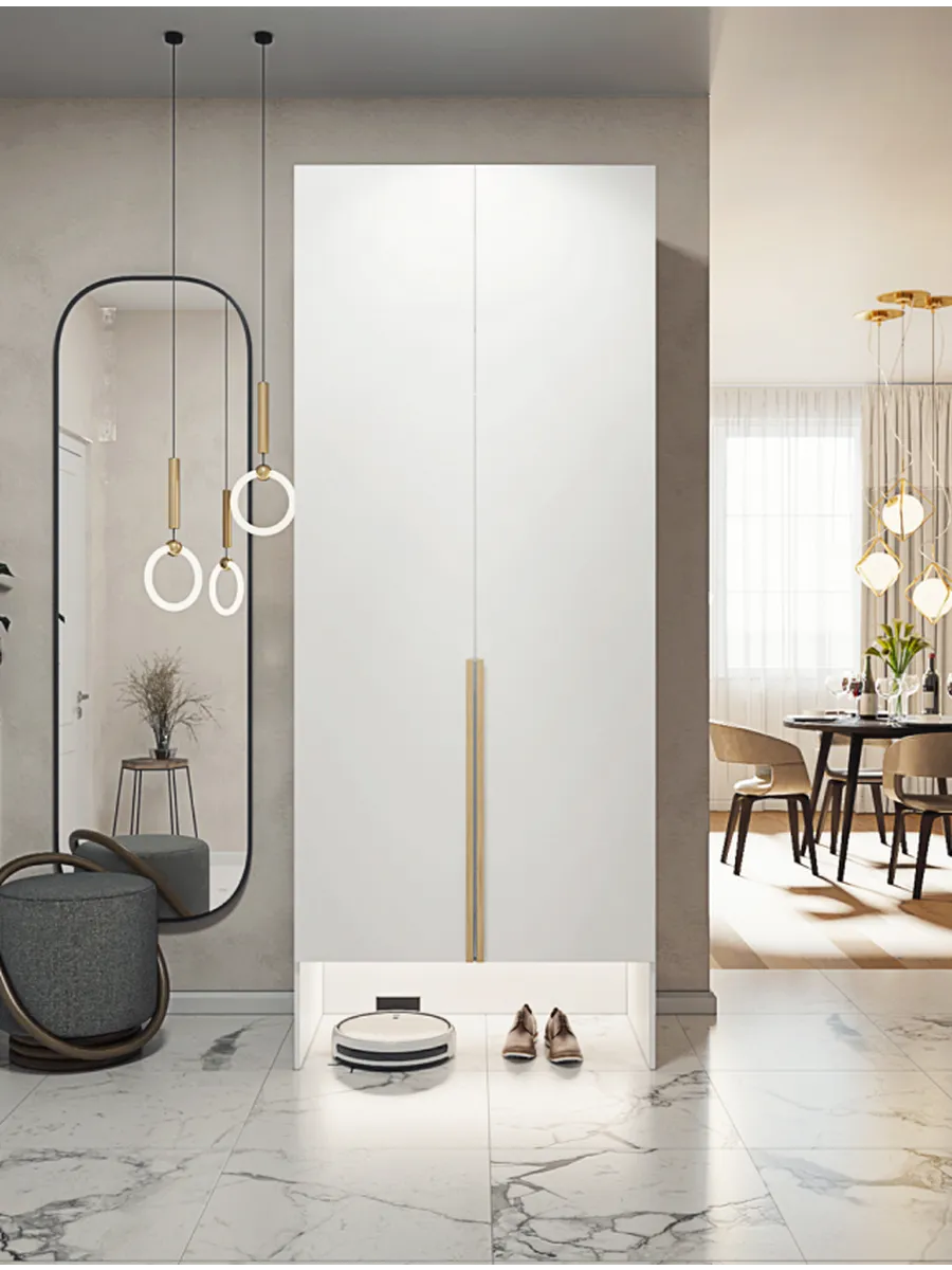 90х260х60мм Шкаф Двухдверный цвет Белый полок1